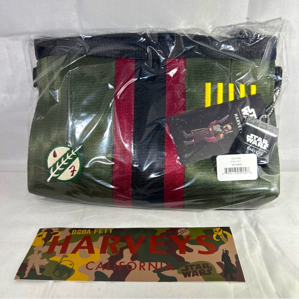 Harveys Disney Boba Fett Clutch Bag Purse IN HAND